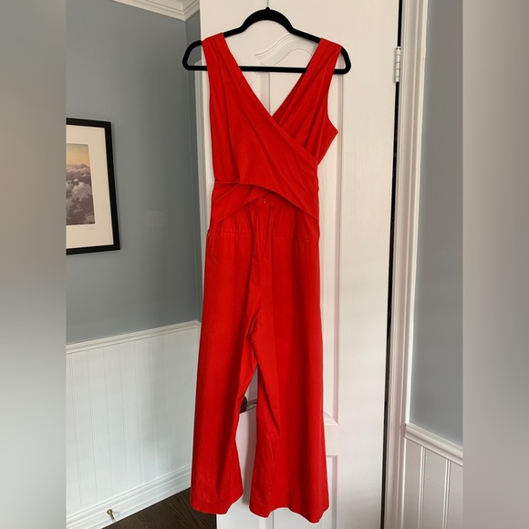 Red J. Crew jumpsuit - Picture 2 of 3